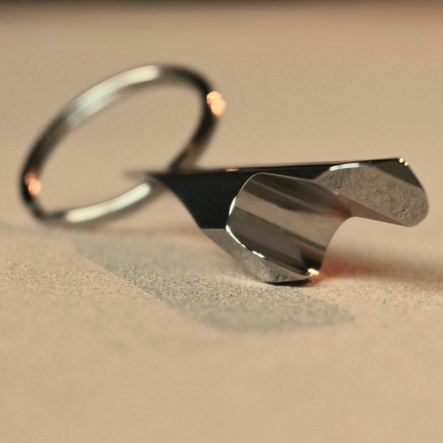 Treekey Frontansicht mit Schlüsselring – Detail