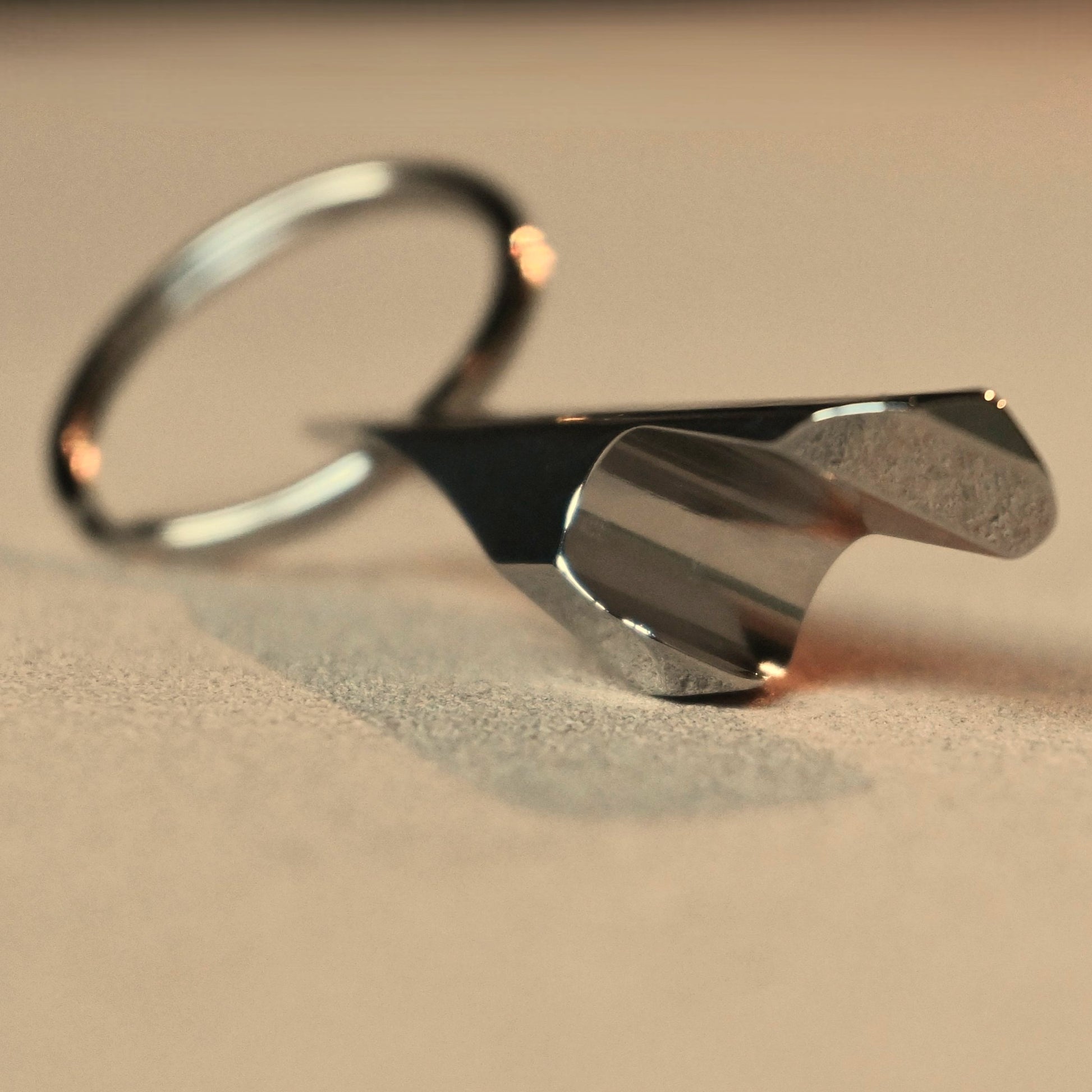 Treekey Frontansicht mit Schlüsselring – Detail